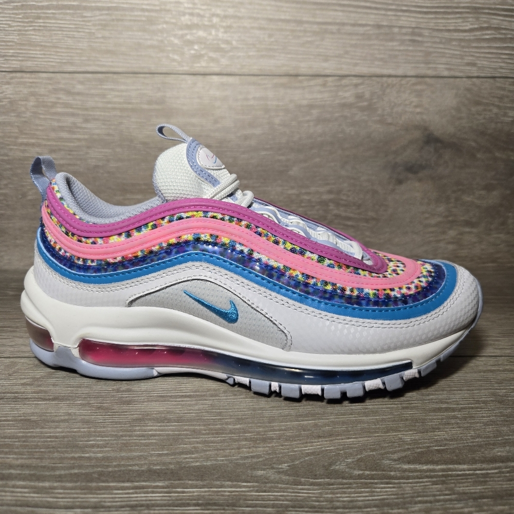 Nike Air Max 97 SE GS Bright Colors Shoes Size 6Y / Women's 7.5 NEW DV7550-100